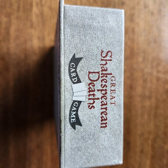 Great Shakespearean Deaths: Card Game (2016) COMPLETE Spymonkey Chronicle Books - Picture 6 of 6